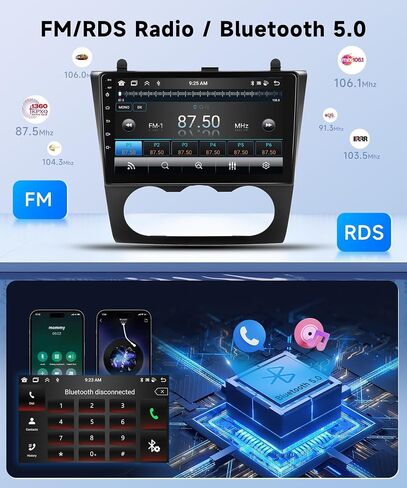 8Core 2+64G ستيريو سيارة لنيسان ألتيما 2008-2012 (دليل A/C) Carplay Android Auto، 9 بوصة 1280 * 720P IPS شاشة تعمل باللمس، Android/GPS/WiFi/32band DSP صوت/بلوتوث/SWC/كاميرا احتياطية in Saudi Arabia