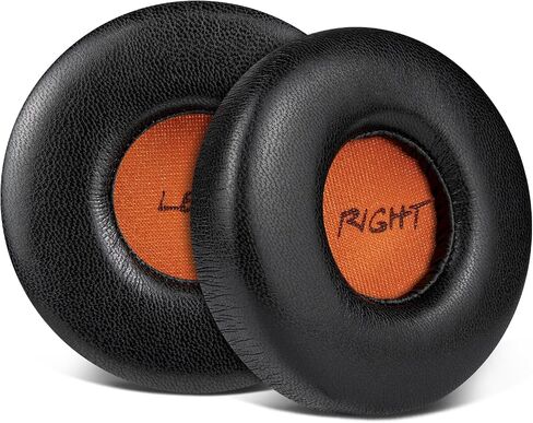 SOULWIT Professional Earpads Cushions Replacement for Jabra Revo Wireless/Wired Headphone, Ear Pads with Softer Protein Leather, Noise Isolation Foam - Black in Saudi Arabia