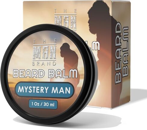 Beard Balm for Men - Natural Beeswax Based Conditioning Balm for Beard Care - Scented Beard Balm for Styling in a Round Screw Top Tin (BUSINESS AS USUAL, 1 oz / 30 ml) in Kuwait