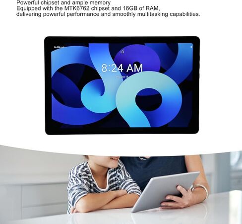تابلت سانبيل 10.36 بوصة، شاشة عرض عالية الدقة 2560X1600، مجموعة شرائح MTK6762، 8 نواة، 16 جيجا، 512 جيجا رام، بطاقة SIM مزدوجة لـ 13 جهاز لوحي 5G (أزرق) in Saudi Arabia