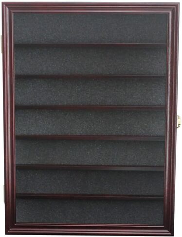 Collectible Lighters Display Case Cabinet Shadow Box for Sport Military Outdoor Lighters Match Books Black Finish in Kuwait