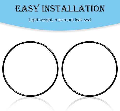 A20038 A-20038 حلقة دائرية بديلة لـ Fluval 104، 105، 106، 107، 204، 205، 206، 207 حلقة إغلاق غطاء رأس المحرك، جزء استبدال فلتر حوض السمك (عبوتان) in Kuwait