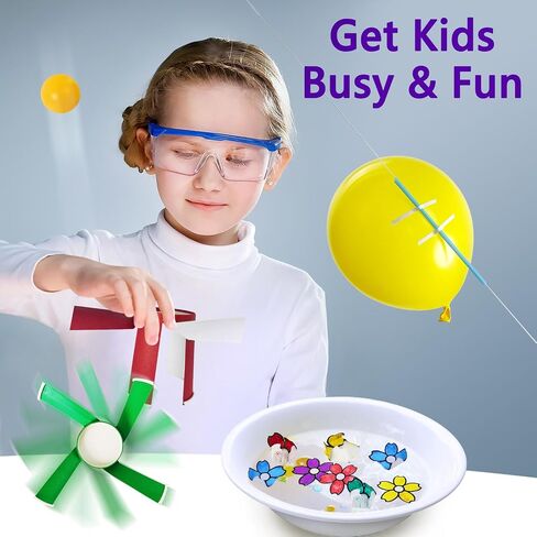 UNGLINGA 33 Experiments Science Kit for Kids Age 4-6-8-10, Science Project STEM Toys Gifts for 4 5 6 7 8 9 10 Years Old Boys Girls Learning Educational Chemistry Set, Volcano Erupting, Scientis Kit in Kuwait