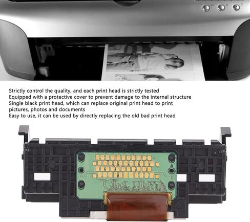 استبدال رأس الطباعة - رؤوس طباعة سوداء واحدة لسلسلة Canon iX6840 لسلسلة iX6850 لـ Pixma MX720 لـ MX72 لـ MX722 لـ MX725 لـ Pixma MX920 لـ MX922 لـ MX924 in Kuwait