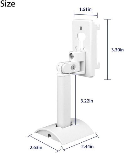 Wall Mount Ceiling Bracket Stand for UB-20 Series II Fit Bose CineMate Lifestyle (White) in Saudi Arabia