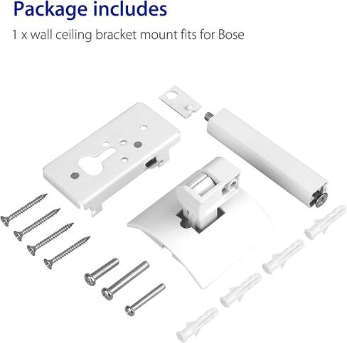 Wall Mount Ceiling Bracket Stand for UB-20 Series II Fit Bose CineMate Lifestyle (White) in Saudi Arabia