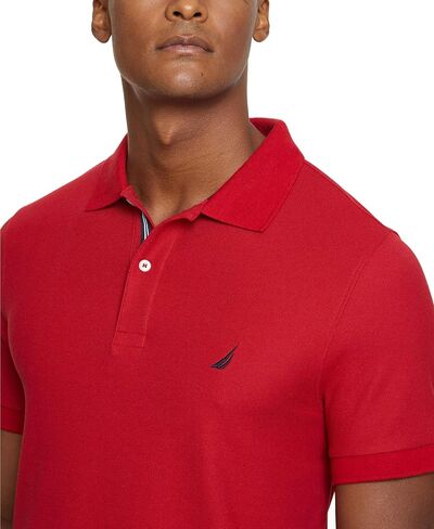 Nautica Men's Slim Fit Short Sleeve Solid Polo Shirt in Kuwait