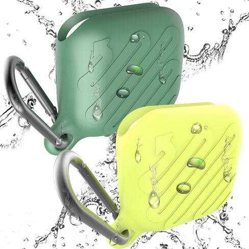 Waterproof Case for Airpods 3rd Generation (Black and Night Glow) in Saudi Arabia