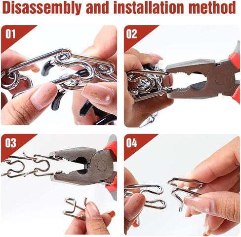 Dog Pinch Collar,Anti-Rust Dog Training Collar with Whistle Lanyard,Detachable Dog Prong Collar with Linkers Caps for Most Dogs(Size:L) in Saudi Arabia