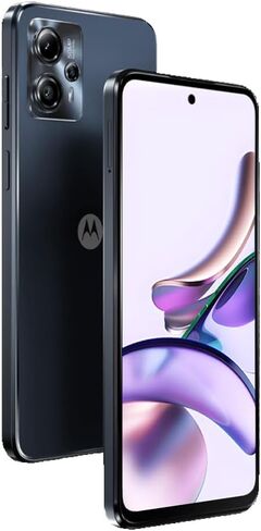 Motorola Moto G13 4G LTE 128GB + 4GB مفتوح عالميًا (فقط Tmobile/Metro/Mint/Tello USA Market) كاميرا ثلاثية 50 ميجابكسل + (حزمة شاحن سيارة سريع) (رمادي أكسفورد) in Saudi Arabia