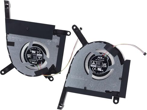 Deal4GO مروحة تبريد وحدة المعالجة المركزية 12 فولت مع استبدال مروحة رسومات GPU لـ ASUS FX507 FA507 FX707 FA707 FA507RF FA507RC FX507ZM-ES74 FA507NU-DS74 in Saudi Arabia