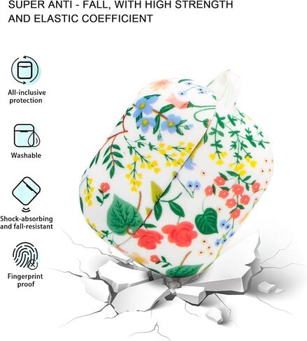 Case Compatible with Samsung Galaxy Buds 3 & 3 Pro (2024), Cute Wireless Charging Silicone Protective Case with Bracelet Keychain for Men & Women (Leopard) in Saudi Arabia