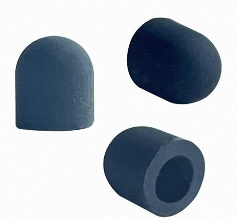 10-Pack Replacement Rubber Tips for ColorYourLife Stylus Pens 5.5" and 7.3" with Replaceable Thin Tips, Finer Tips for Stylus(Black for Rubber Tips) in Kuwait