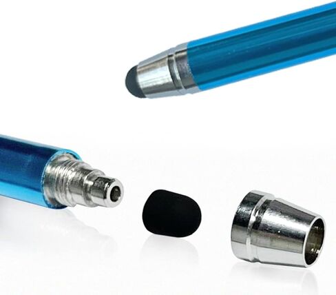 10-Pack Replacement Rubber Tips for ColorYourLife Stylus Pens 5.5" and 7.3" with Replaceable Thin Tips, Finer Tips for Stylus(Black for Rubber Tips) in Kuwait