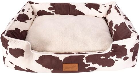 رانجلر بقرة طباعة Cuddler Box سرير الكلب بقرة L in Saudi Arabia