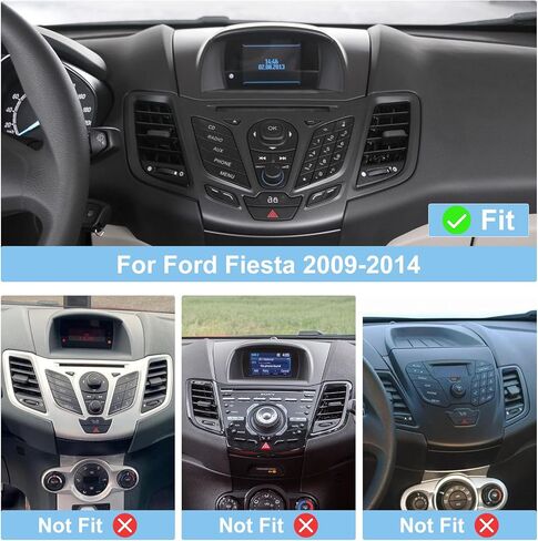 [2G+32G] Car Radio for Ford Fiesta 2009-2014, 9 inch Android Touch Screen Stereo, Carplay/Android Auto/WiFi/1080P/SWC/Bluetooth/Mirror Link+AHD Backup Camera+MIC in Saudi Arabia