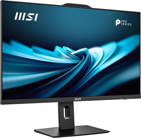 كمبيوتر مكتبي MSI Modern AM272P AIO: 27 بوصة FHD، Intel Core 7-150U، ذاكرة 32 جيجابايت، 1 تيرابايت M.2 NVMe SSD، WiFi 6E، BT 5.3، Windows 11 Pro: أسود 1M-818US in Saudi Arabia