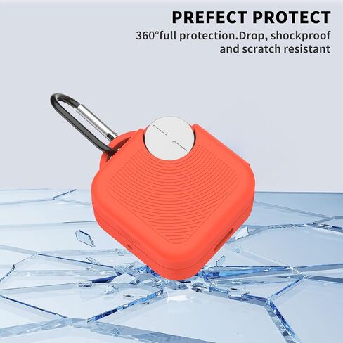 Silicone Cover Case for CMF Buds Pro 2,Protective Earbuds Sleeve Compatible with CMF by Nothing Buds Pro 2,Shockproof Scratch-Resistant Protective Case with Carabiner (Black) in Saudi Arabia