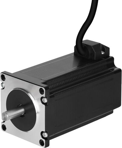 Nema 23 Stepper Motor 1350mNm/191.17oz.in 2000steps/rev 55MM(2.17in) ثنائي القطب 4.2A عزم دوران عالي 57 محرك مرحلتين للطابعة ثلاثية الأبعاد CNC طحن آلة الحفر الآلي، 2.25x2.25x2.17 بوصة in Kuwait