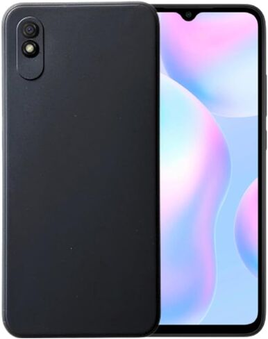 Compatible with Xiaomi Redmi 9A or 9AT or 9A Sport Soft Liquid Silicone Gel Cell Phone Mobile Basic Back Case Cover (Soft Pink) in Kuwait