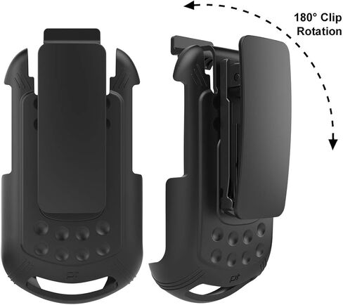 حافظة بمشبك متوافقة مع موديلات هواتف Kyocera DuraXE E4710 وE4610، ملاءمة آمنة، مزلاج سريع الفك وحافظة بمشبك حزام دوار عالي التحمل in Saudi Arabia