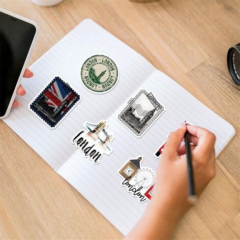50PCS Ancient Egypt Stickers, Lost Civilizations Pyramid Sphinx Pharaoh Waterproof Vinyl Sticker Decals, for Laptop, Waterbottle, Phone, Skateboard, Guitar, Helmet, for Kids, Girls (Egypt) in Saudi Arabia