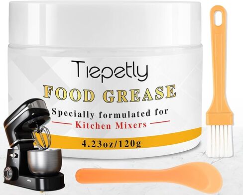 4.23 Oz Food Grade Grease for Kitchen Aid Stand Mixer, Universally for Kitchen Stand Mixer, Mixer Gear Attachments, with Stick and Brush(120g) in Saudi Arabia