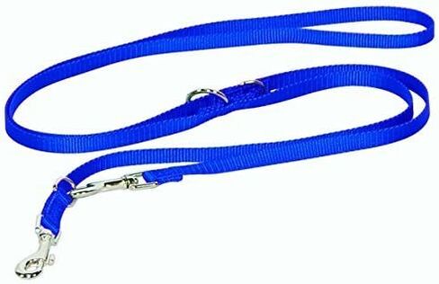 Hamilton Pet & Equine Hamilton Wide Single Thick Nylon European Lead, 3/8-Inch, Blue in Saudi Arabia