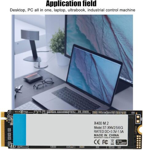 GOWENIC 256GB NVMe M.2 PCIe Gen3x4 2280 SSD - سرعة عالية، أداء مستقر، قوي، مرونة، تصميم مضغوط، وحدة تحكم رباعية المسار، 3D TLC NAND، تناسب أنظمة SFF للكمبيوتر الشخصي in Saudi Arabia