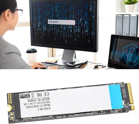 GOWENIC 256GB NVMe M.2 PCIe Gen3x4 2280 SSD - سرعة عالية، أداء مستقر، قوي، مرونة، تصميم مضغوط، وحدة تحكم رباعية المسار، 3D TLC NAND، تناسب أنظمة SFF للكمبيوتر الشخصي in Saudi Arabia