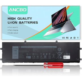 DWVRR Laptop Battery Compatible with Dell Alienware x17 R1 R2 Alienware x15 R1 R2 Inspiron 16 7620 2-in-1 Series Notebook 0017GN 0NR6MH 817GN 11.4V 87Wh/7250mAh 6-Cell