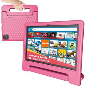 Upgraded Kids Learning Tablet – Octa-core Processor, 10.1" HD Display, Preloaded Educational Apps, Parental Controls, Kid-Proof Case, and Long Battery Life