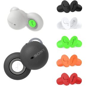 Eartips Studs Compatible with Sony LinkBuds, 5 Pairs 5 Colors Reducing Noise Enhance Sound Quality Soft Silicone Studs Compatible with Sony WF-L900 LinkBuds 5 Pairs