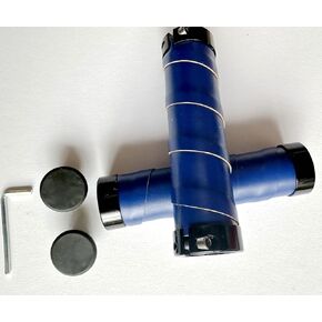 Bike Handlebar Grips Leather Double Lock 130/130mm On Fit 22.2mm (7/8") Handlebar Grips for Mountain Bike Road Bicycle