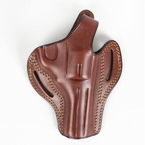 for Smith and Wesson Model 686 Revolver 4 inch OWB Leather Gun Holster