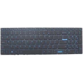 لوحة مفاتيح بديلة جديدة لينوفو IdeaPad L340 L340-15 L340-17 L340-15IRH L340-17IRH الألعاب الخلفية الأزرق الولايات المتحدة