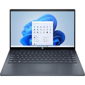 HP Pavilion 14-EK0013DX 14-inch 2-in-1 Touchscreen FHD Laptop Computer Intel Core i3-1215U 8GB RAM 256GB PCIE SSD, Windows 11 Home, Blue (Renewed)