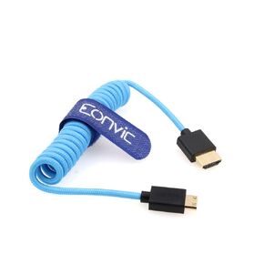 Eonvic 2.1 HDMI 8K HDMI Male to Mini HDMI Male Cable High Speed Extender Cable for Canon Nikon Panasonic GH3 Monitor