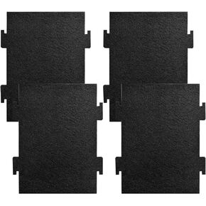 4 Pack Replacement Air Filters for Microwave Oven, Microwave Hood Vents for Over The Range Microwave Hood Models YKMLS311, YWML55011, WML75011 Compatible with Kitchen Aid and Whirlpool Hood Models