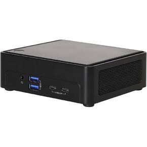 كمبيوتر صغير NUCS(Slim) BOX-155H، معالج Intel Core Ultra 7، رسومات Arc، Intel AI Boost، DDR5 5600 حتى 96 جيجابايت، وحدات تخزين ثلاثية، شاشة رباعية 4K، شبكة LAN مزدوجة 2.5 جيجا، Wi-Fi 6E، 5 USB، الصاعقة™ 4