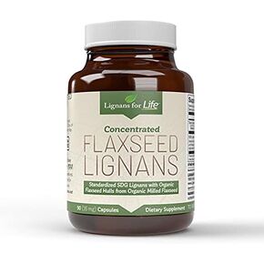 Lignans for Life Flaxseed Lignans for Dogs & People, 35mg - 90 Capsules - Immune Support in Saudi Arabia