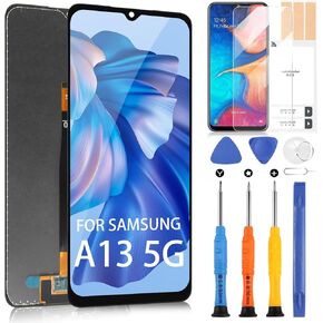 for Samsung Galaxy A13 5G Screen Replacement for Samsung A13 5G LCD Display A136 Touch Screen Digitizer SM-A136U Assembly with Repair Kits(Not Fit A136B/4G Version)