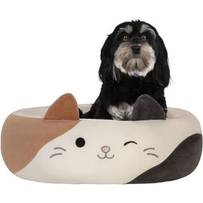 Squishmallows Original 30-Inch Cam The Calico Cat Pet Bed - Large Ultrasoft Official Jazwares Plush Pet Bed