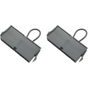 2PCS ATX Power Jumper Bridge Tool 24 Pin Starter Line Short PSU Test Starter No Need to Plug into Motherboard Used to Test Lights Fans Hard Drives Black Haha