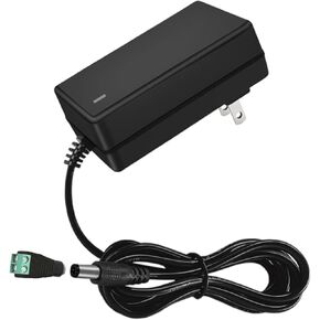 24V 1.5Amp 1A Power Supply Adapter 100-240V AC to DC Converter 24Volts 1500mA 1A Power Adapter 24V Transformer 1.5A Switching Power Supply with 5.5mmx2.5mm 2.1mm Plug
