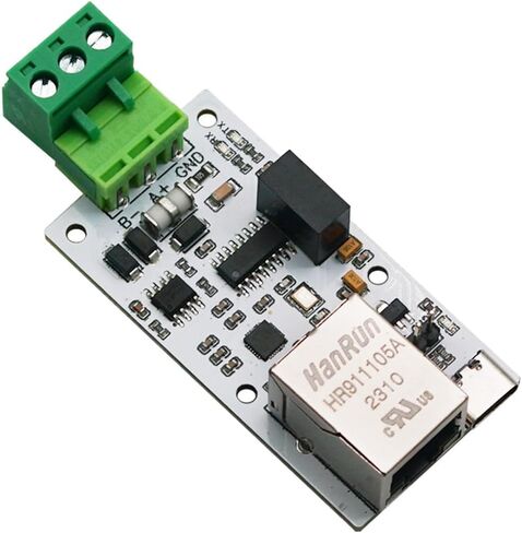 Serial Port to ETH Ethernet (RJ45) Module Digitally&Power Isolated USB c to RJ45 Converter Module Interface TTL RS232 RS485 to ETH RJ45 Network Port (USB C to ETH) in Kuwait
