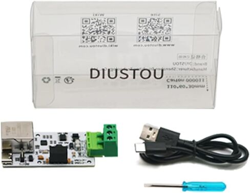 Serial Port to ETH Ethernet (RJ45) Module Digitally&Power Isolated USB c to RJ45 Converter Module Interface TTL RS232 RS485 to ETH RJ45 Network Port (USB C to ETH) in Kuwait