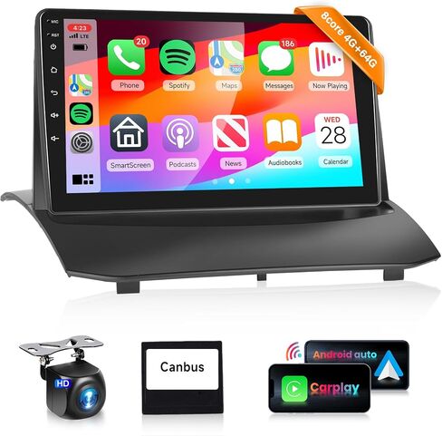8 Core 4G 64G Car Radio Stereo for Ford Fiesta 2009-2014 with 9inch 1280x720P IPS Touchscreen/Wireless CarPlay/Android Auto/Canbus/DSP/46 EQ/BT 5.0/GPS/WiFi/4G LET/MirrorLink/AHD Backup Camera in Saudi Arabia