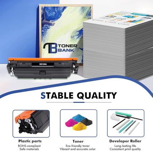 خراطيش حبر 210A 4 عبوات: 210X MFP 4301fdw متوافقة مع مجموعة خراطيش الحبر HP 210A 210 Color Pro MFP 4301fdw 4301fdn Pro 4201dw 4201dn Series Printer W2100A W2100X حبر عالي الإنتاجية in Kuwait