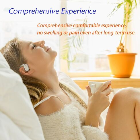 سماعة رأس بلوتوث لاسلكية على شكل خطاف، سماعات رأس ستيريو HiFi غير معلقة في الأذن، سماعات أذن مفتوحة فائقة الراحة، سماعات رياضية مريحة للجري، مقاومة للماء IPX6 (أسود) in Kuwait